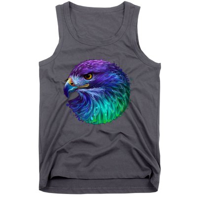 Realistic Water Colored Eagle Tank Top