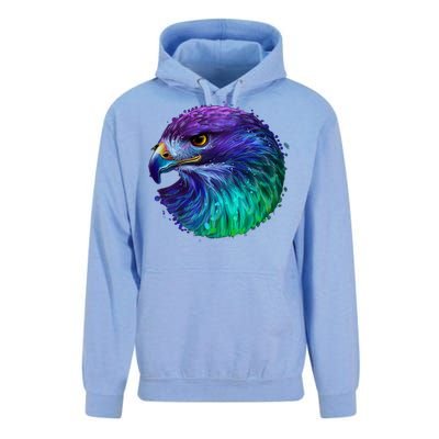 Realistic Water Colored Eagle Unisex Surf Hoodie