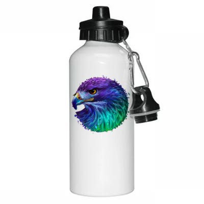 Realistic Water Colored Eagle Aluminum Water Bottle