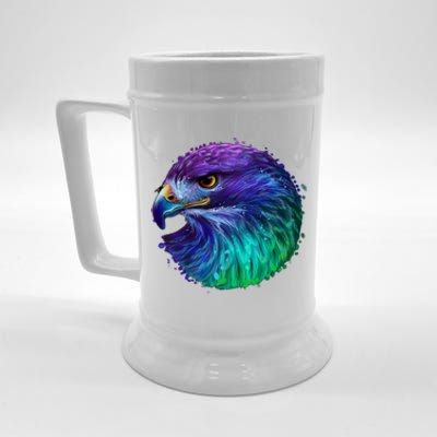 Realistic Water Colored Eagle Beer Stein