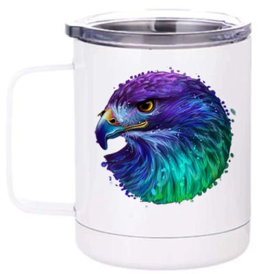 Realistic Water Colored Eagle 12 oz Stainless Steel Tumbler Cup