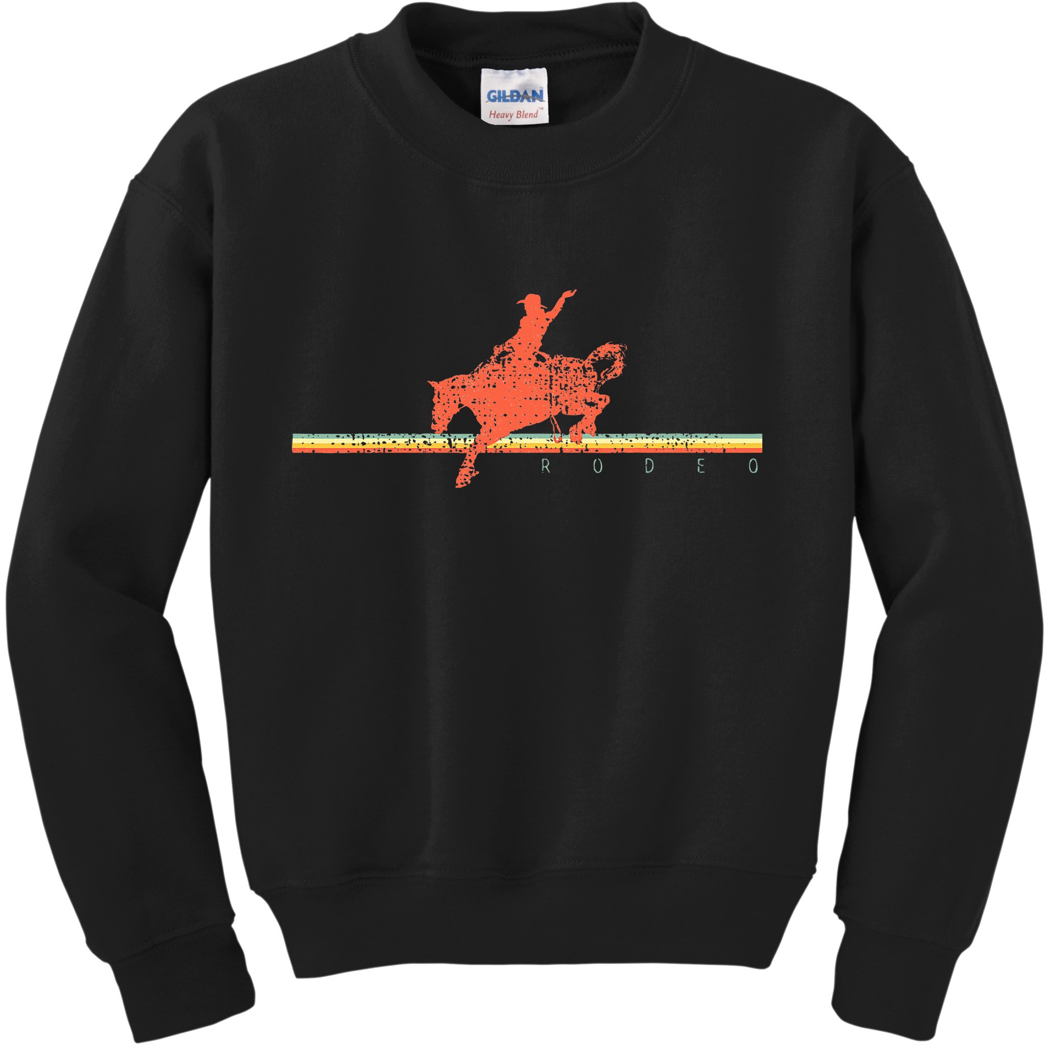 Rodeo Western Country Horse Kids Sweatshirt