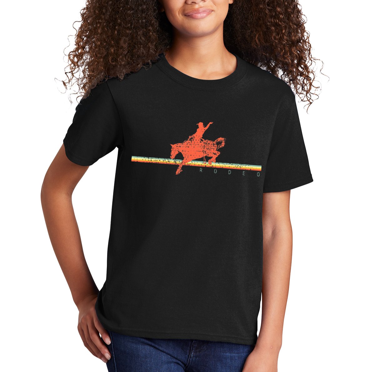 Rodeo Western Country Horse Kids T-Shirt