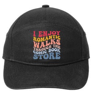 Romantic Walks Comic Book Store 7-Panel Snapback Hat