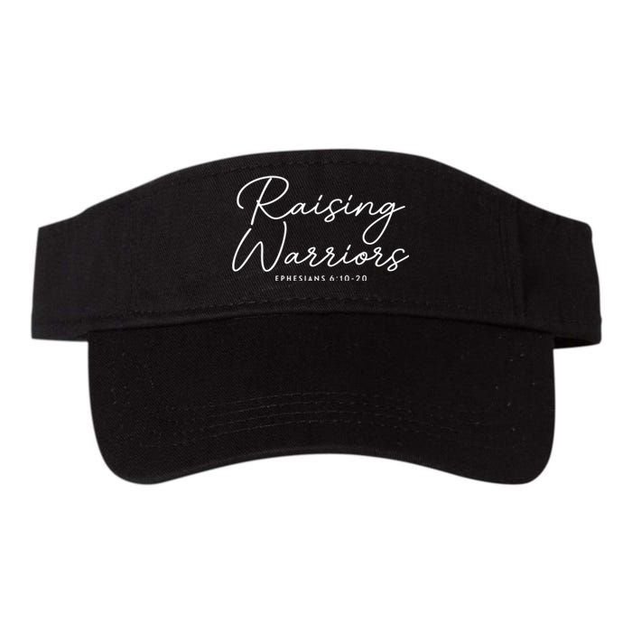 Raising Warriors Christian Bible Verse Religious Baptism Valucap Bio-Washed Visor