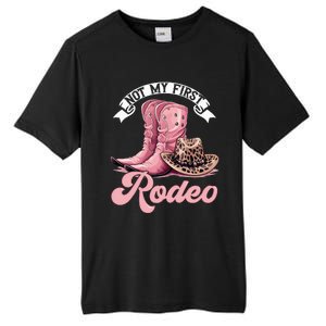 Rodeo Western Country Cowgirl Hat Not My First Rodeo Tall Fusion ChromaSoft Performance T-Shirt