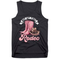 Rodeo Western Country Cowgirl Hat Not My First Rodeo Tank Top