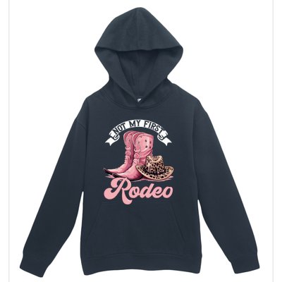 Rodeo Western Country Cowgirl Hat Not My First Rodeo Urban Pullover Hoodie