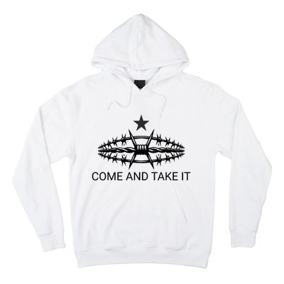 Razor Wire Come And Take It Supreme Court Texas Border 2024 Hoodie