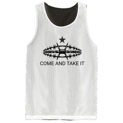 Razor Wire Come And Take It Supreme Court Texas Border 2024 Mesh Reversible Basketball Jersey Tank