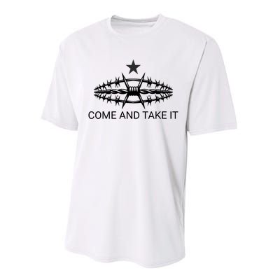 Razor Wire Come And Take It Supreme Court Texas Border 2024 Performance Sprint T-Shirt