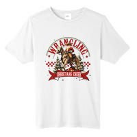 Retro Wrangling Christmas Cheer Cowboy Santa Xmas Holiday Tall Fusion ChromaSoft Performance T-Shirt