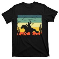 Retro Western Cowboy Design For Men Horse Rider Cowboy T-Shirt