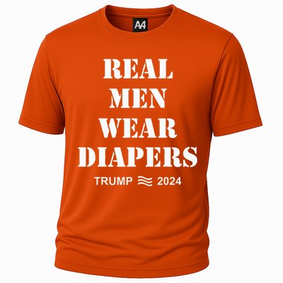 Real Wear Diapers Trump 2024 Cooling Performance Crew T-Shirt