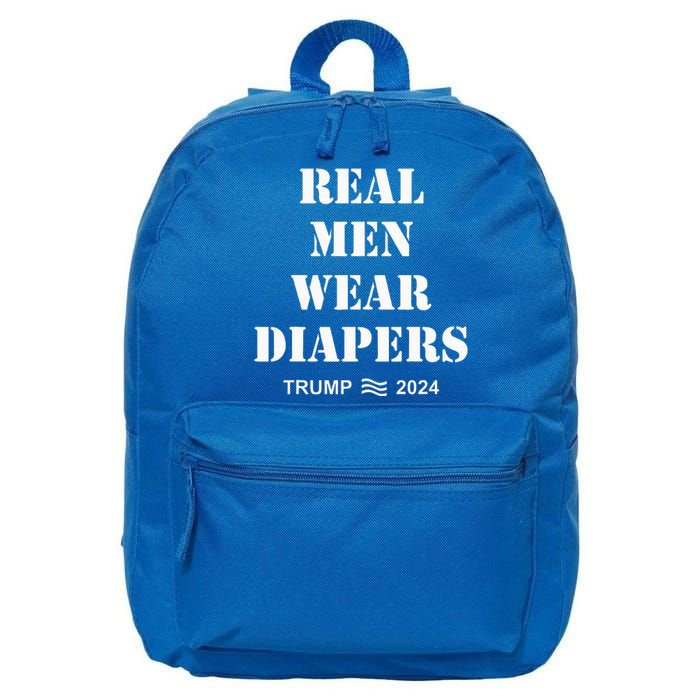 Real Wear Diapers Trump 2024 16 in Basic Backpack