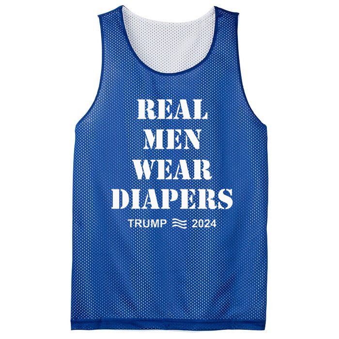 Real Wear Diapers Trump 2024 Mesh Reversible Basketball Jersey Tank