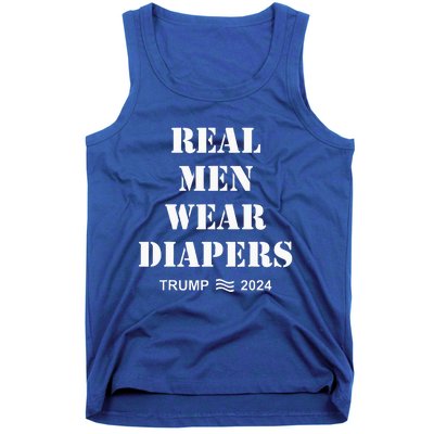 Real Wear Diapers Trump 2024 Tank Top