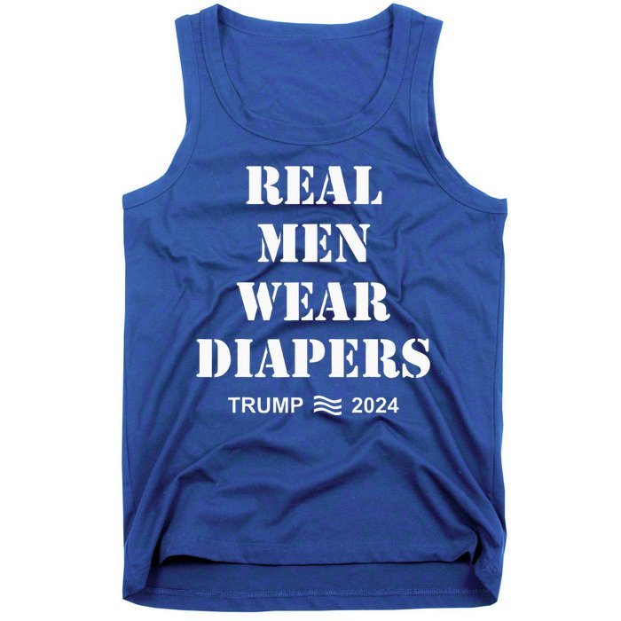 Real Wear Diapers Trump 2024 Tank Top