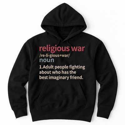 Religious War Definition Anti Religious Activist Hoodie