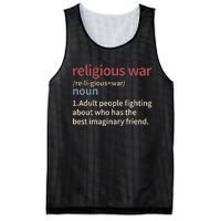 Religious War Definition Anti Religious Activist Mesh Reversible Basketball Jersey Tank