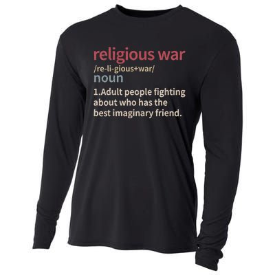 Religious War Definition Anti Religious Activist Cooling Performance Long Sleeve Crew