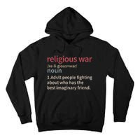 Religious War Definition Anti Religious Activist Tall Hoodie