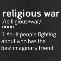 Religious War Definition 7 Panel Mesh Trucker Snapback Hat