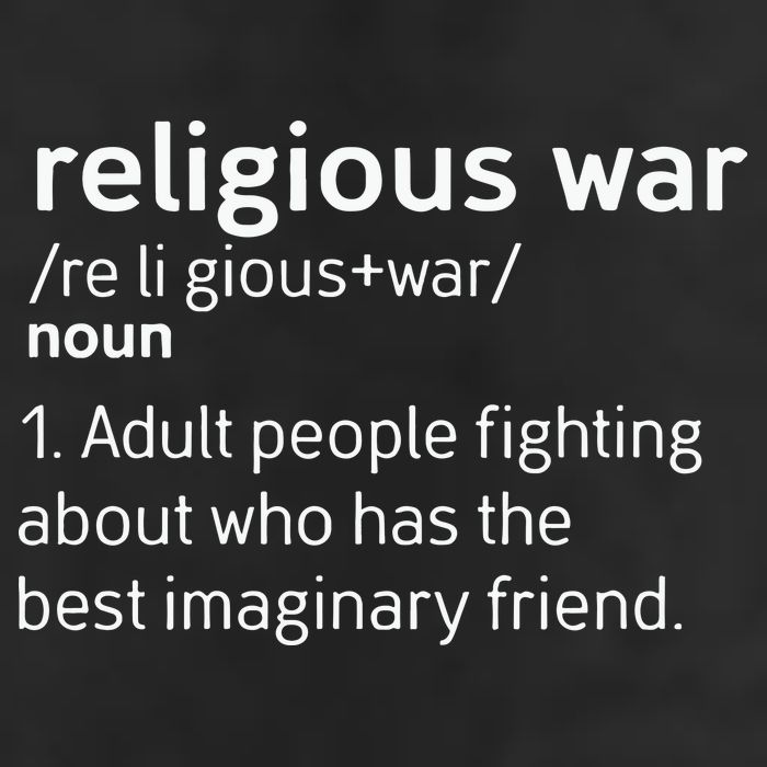 Religious War Definition 7 Panel Mesh Trucker Snapback Hat