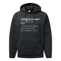 Religious War Definition Performance Fleece Hoodie