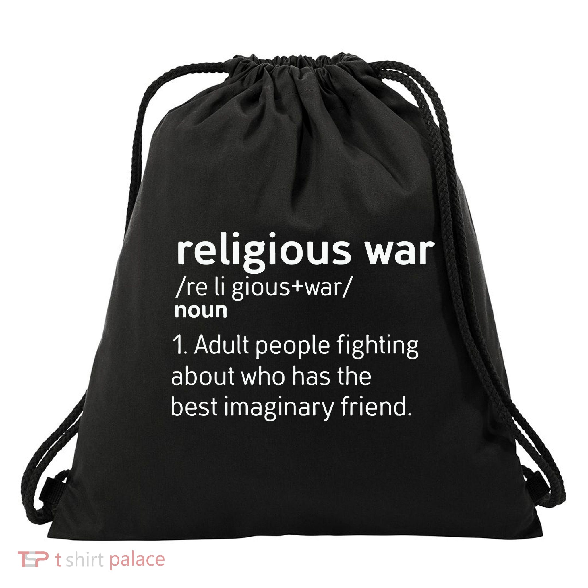 Religious War Definition Drawstring Bag