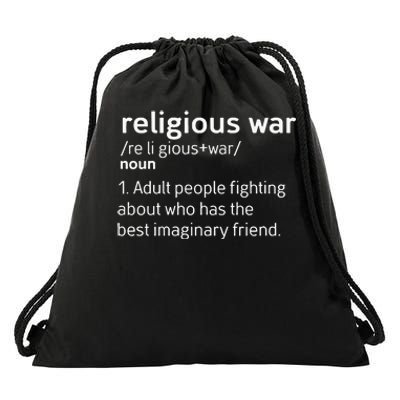 Religious War Definition Drawstring Bag