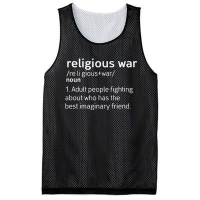 Religious War Definition Mesh Reversible Basketball Jersey Tank