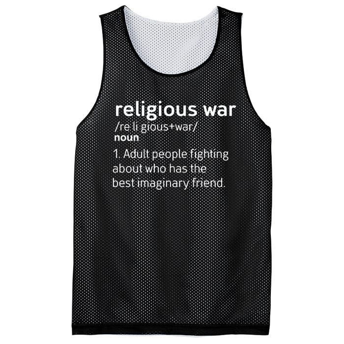 Religious War Definition Mesh Reversible Basketball Jersey Tank