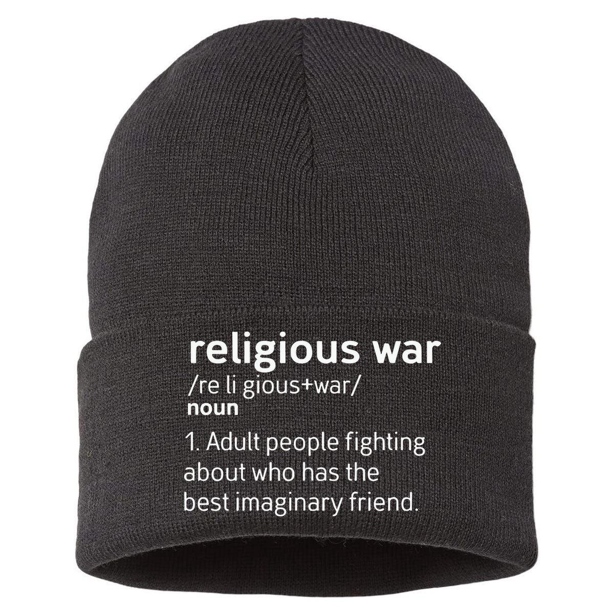 Religious War Definition Sustainable Knit Beanie