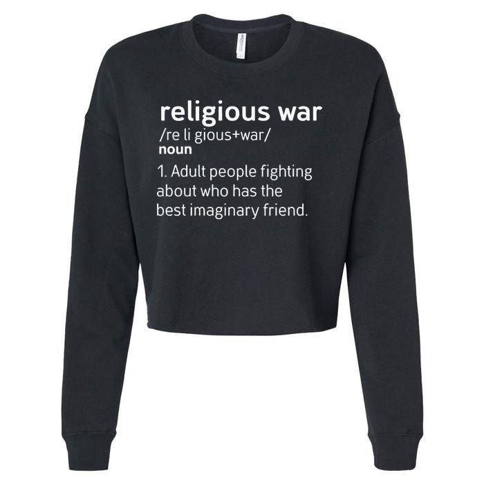 Religious War Definition Cropped Pullover Crew