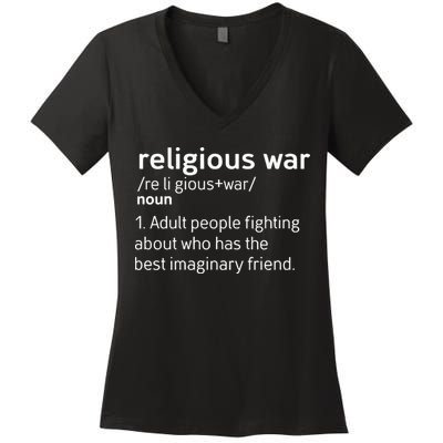 Religious War Definition Women's V-Neck T-Shirt