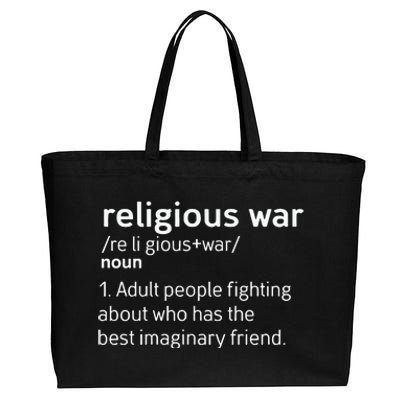 Religious War Definition Cotton Canvas Jumbo Tote