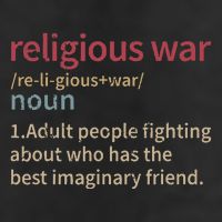Religious War Definition Anti Religious Activist 7 Panel Mesh Trucker Snapback Hat
