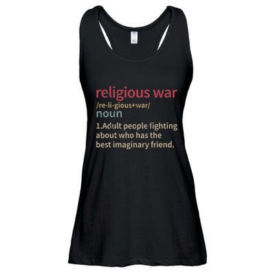 Religious War Definition Anti Religious Activist Ladies Essential Flowy Tank