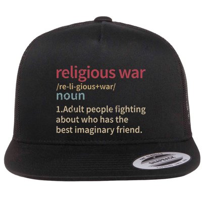 Religious War Definition Anti Religious Activist Flatbill Hat