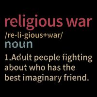 Religious War Definition Anti Religious Activist 16 in Basic Backpack