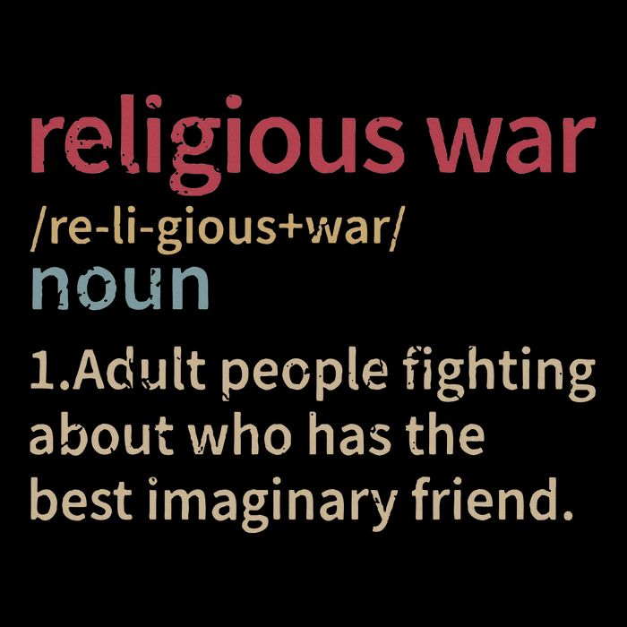 Religious War Definition Anti Religious Activist 16 in Basic Backpack