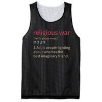 Religious War Definition Anti Religious Activist Mesh Reversible Basketball Jersey Tank