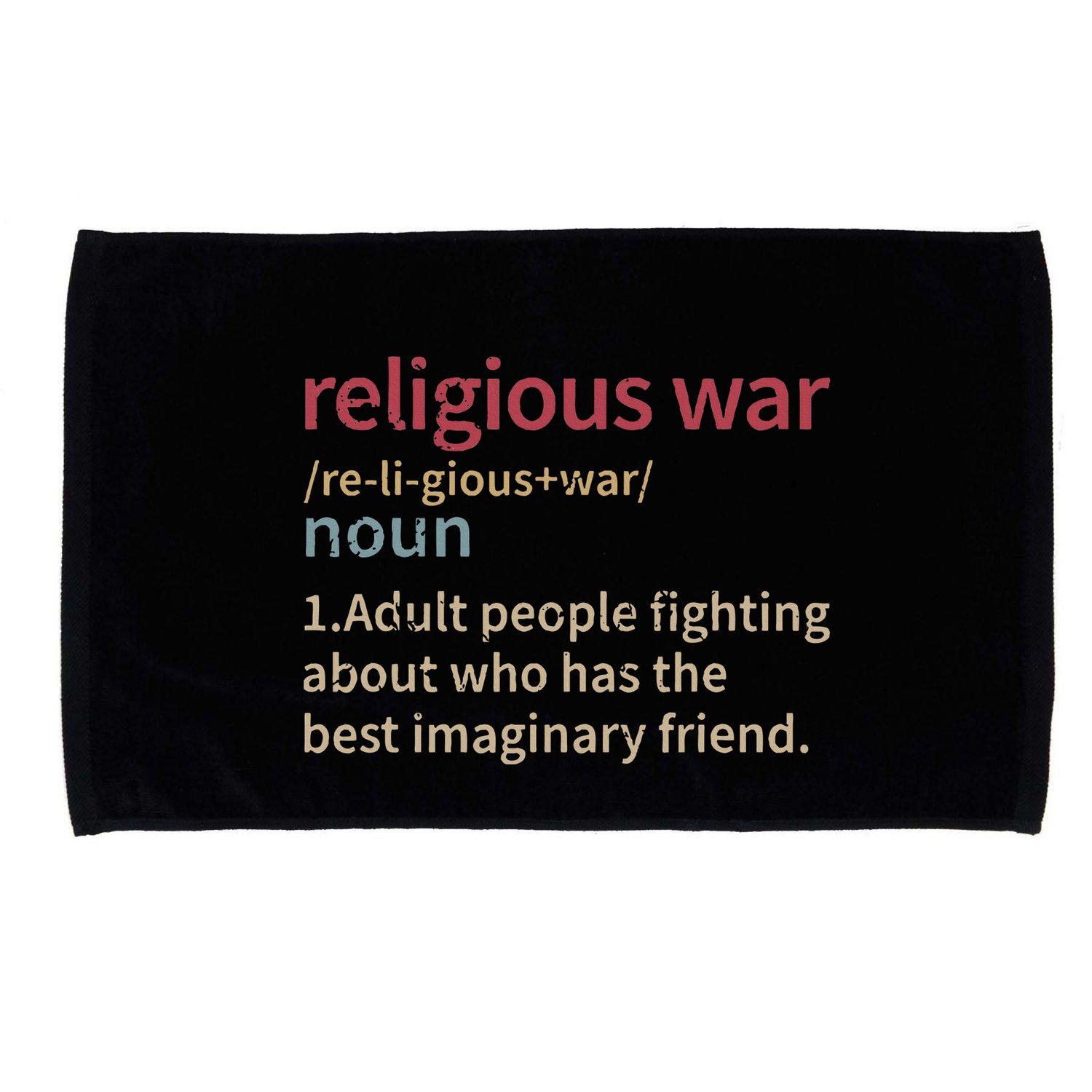 Religious War Definition Anti Religious Activist Microfiber Hand Towel