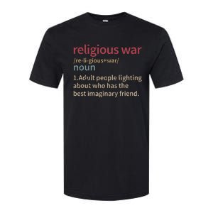 Religious War Definition Anti Religious Activist Softstyle CVC T-Shirt