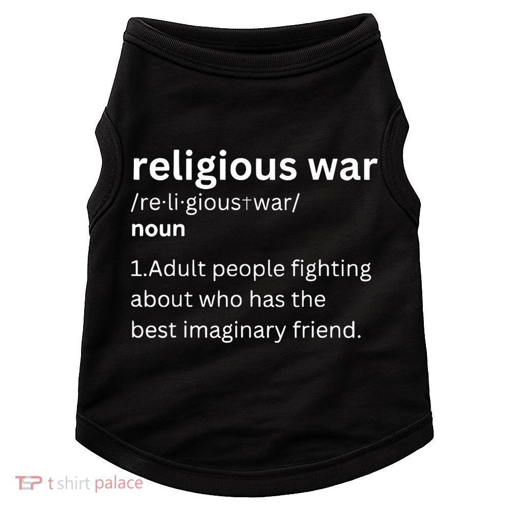 Religious War Definition Aldult People Fighting Funny Jesus Doggie Tank