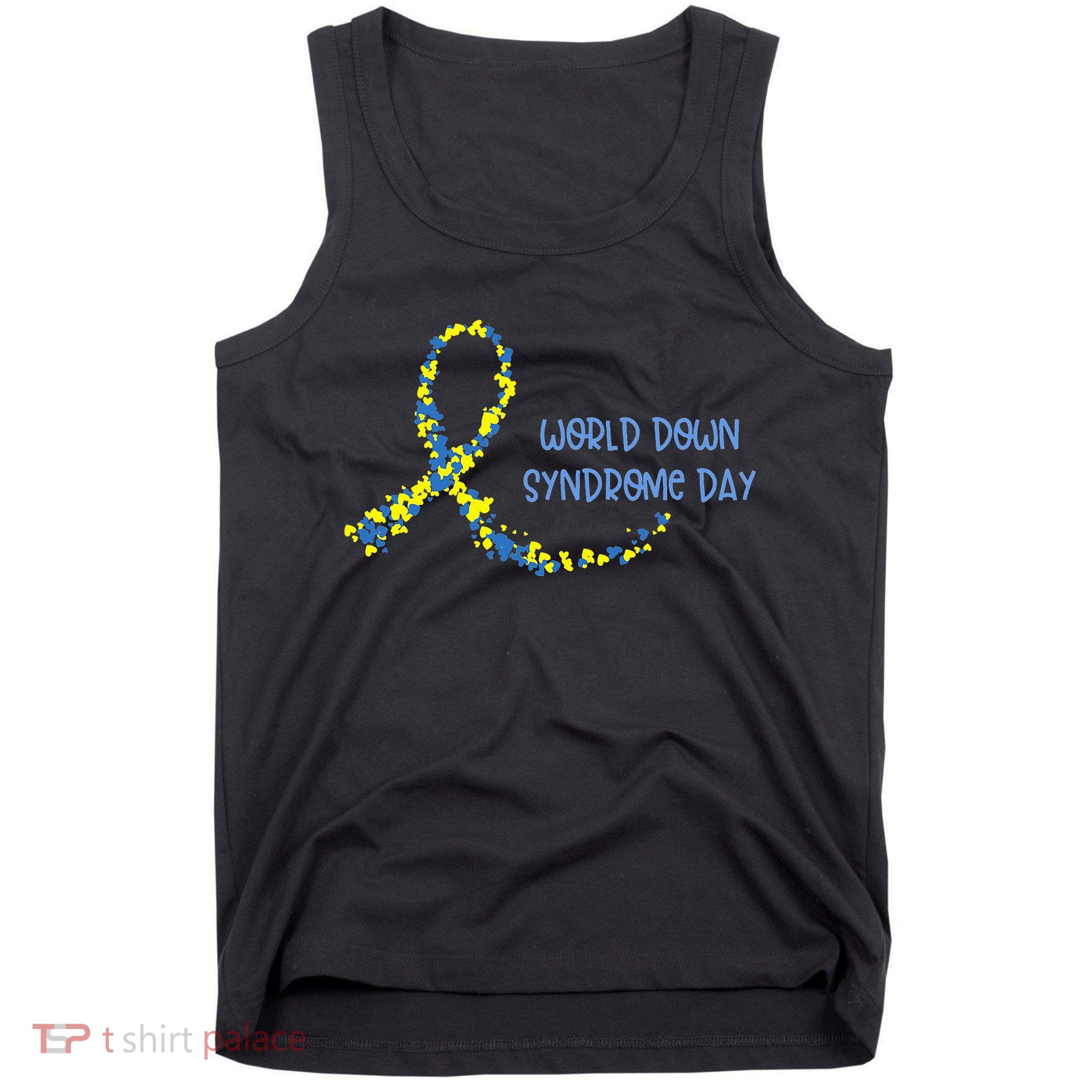 Ribbon World Down Syndrome Day Tank Top