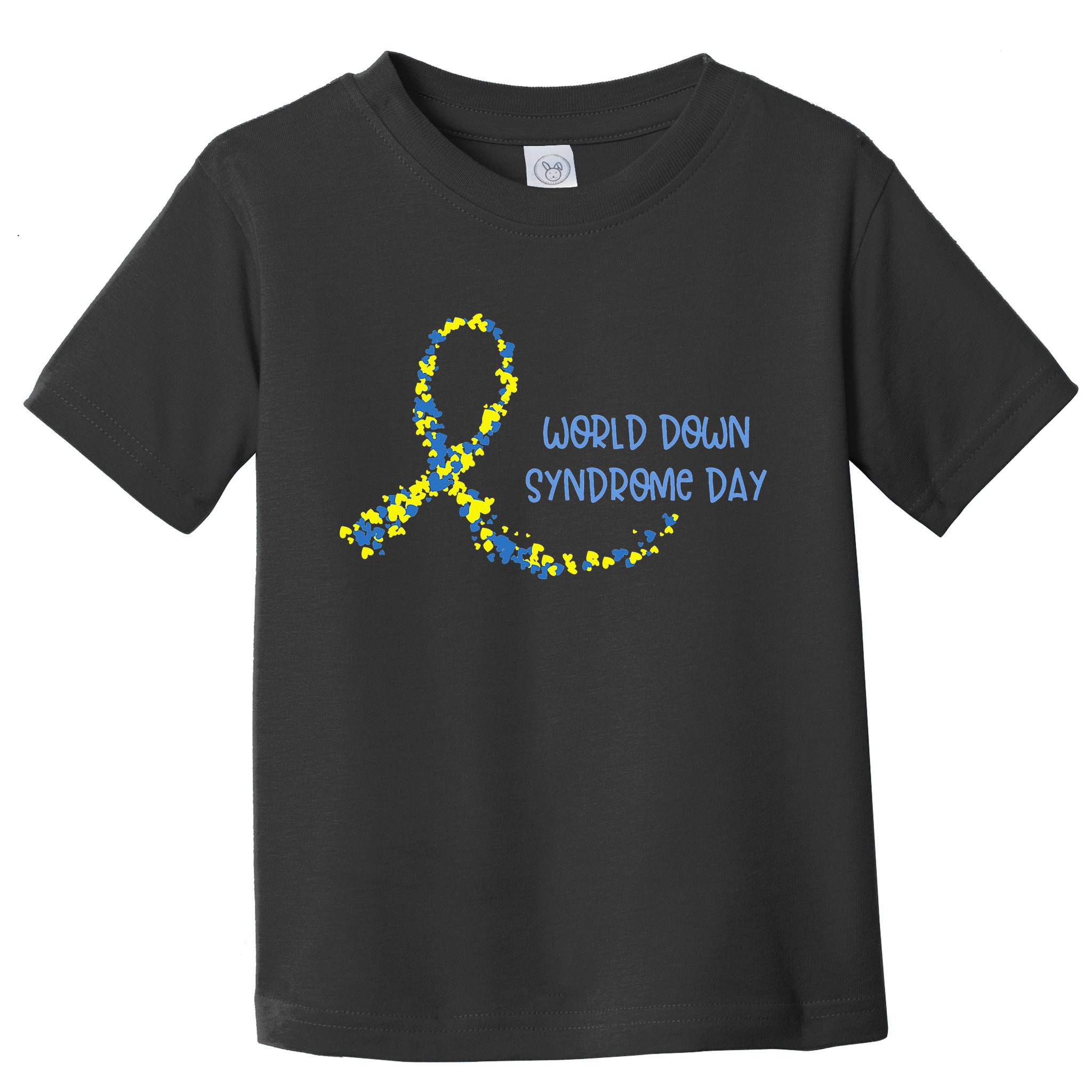 Ribbon World Down Syndrome Day Toddler T-Shirt