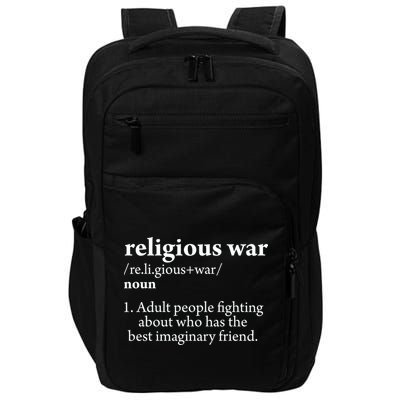 Religious War Definition Aldult People Fighting Funny Jesus Impact Tech Backpack