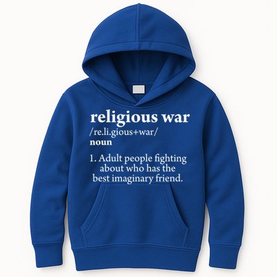 Religious War Definition Aldult People Fighting Funny Jesus Kids Hoodie